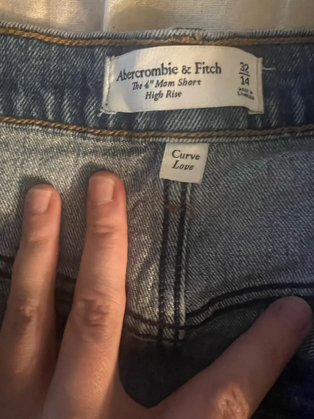 Abercrombie and fitch denim shorts